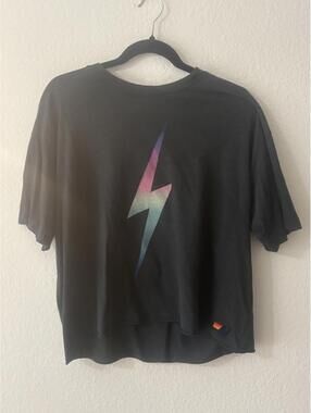 Aviator Nation XL Ombre Lightning Bolt T-Shirt